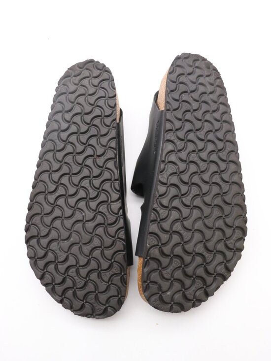 Birkenstock Milano Men\'s EU 46 US 13 Black Birko Flor Strappy Sandals Buckle main image 9